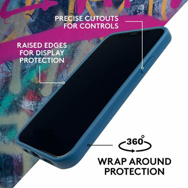 Sale - Biodegradable iPhone 12 Pro Max Case - Deep Blue - Loam & Lore